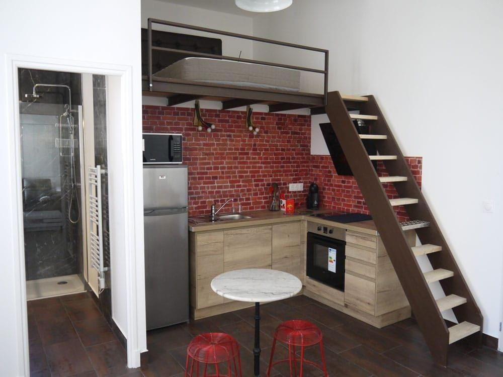 Studio mezzanine de la Tanière